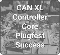 The popular CAN Controller core from CAST succeeded in another CiA CAN XL Plugfest